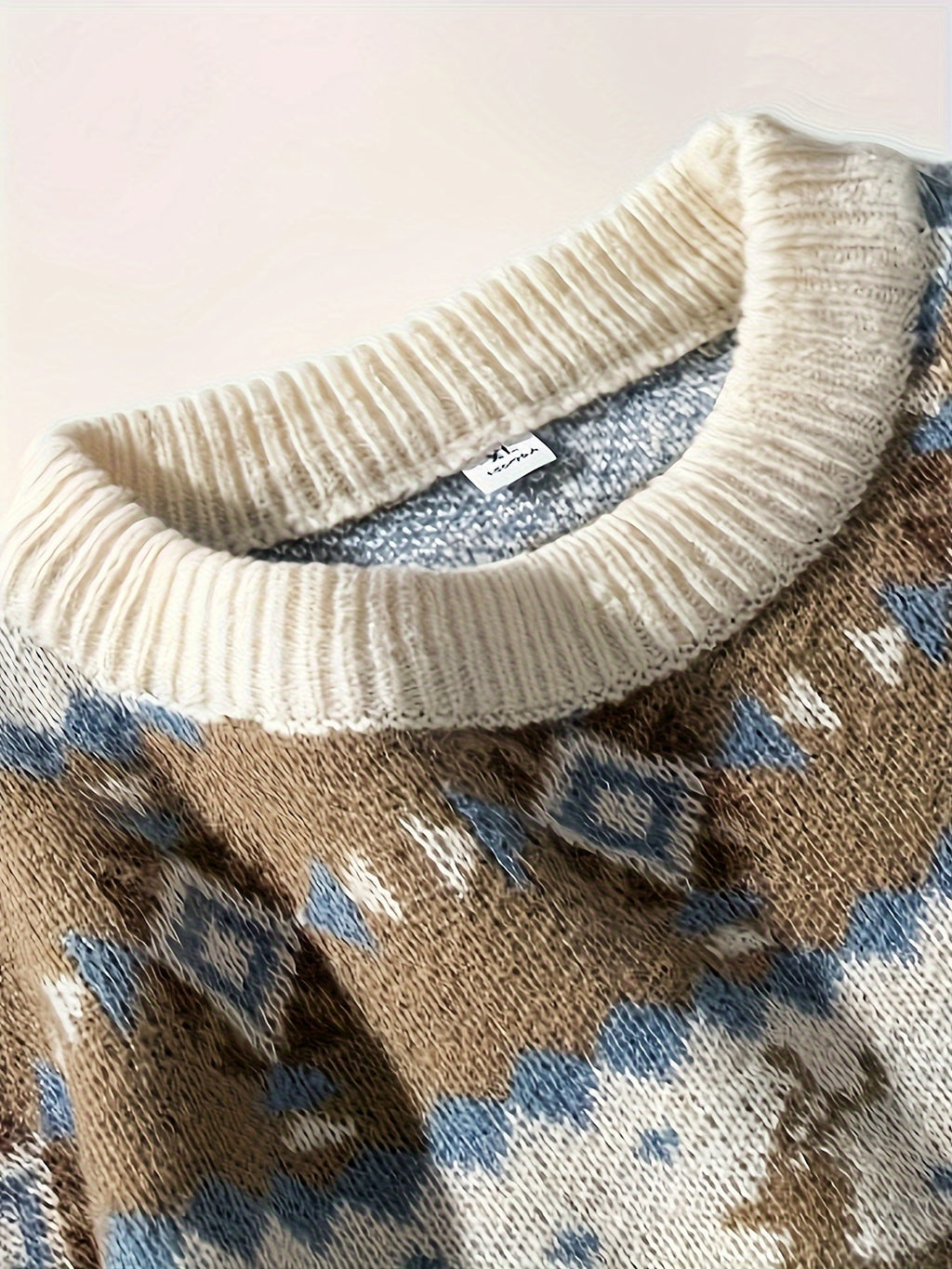 Pullover en tricot décontracté à imprimé de cerf de Noël pour homme, vêtements pour homme K-pop, automne-hiver.