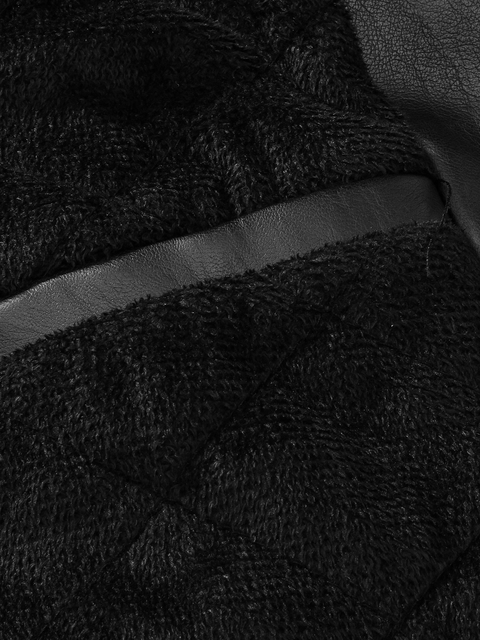 Men's casual PU Leather jacket, autumn and winter fashionable zipper velvet lining motorcycle suit with velvet jacket