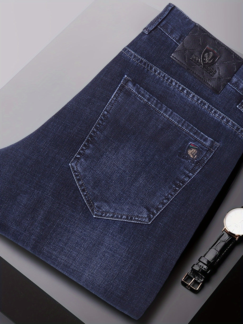 Summer Slim Fit Men's Jeans Stretchy Casual Straight-Leg Loose 2025 Trendy Thin Long Pants