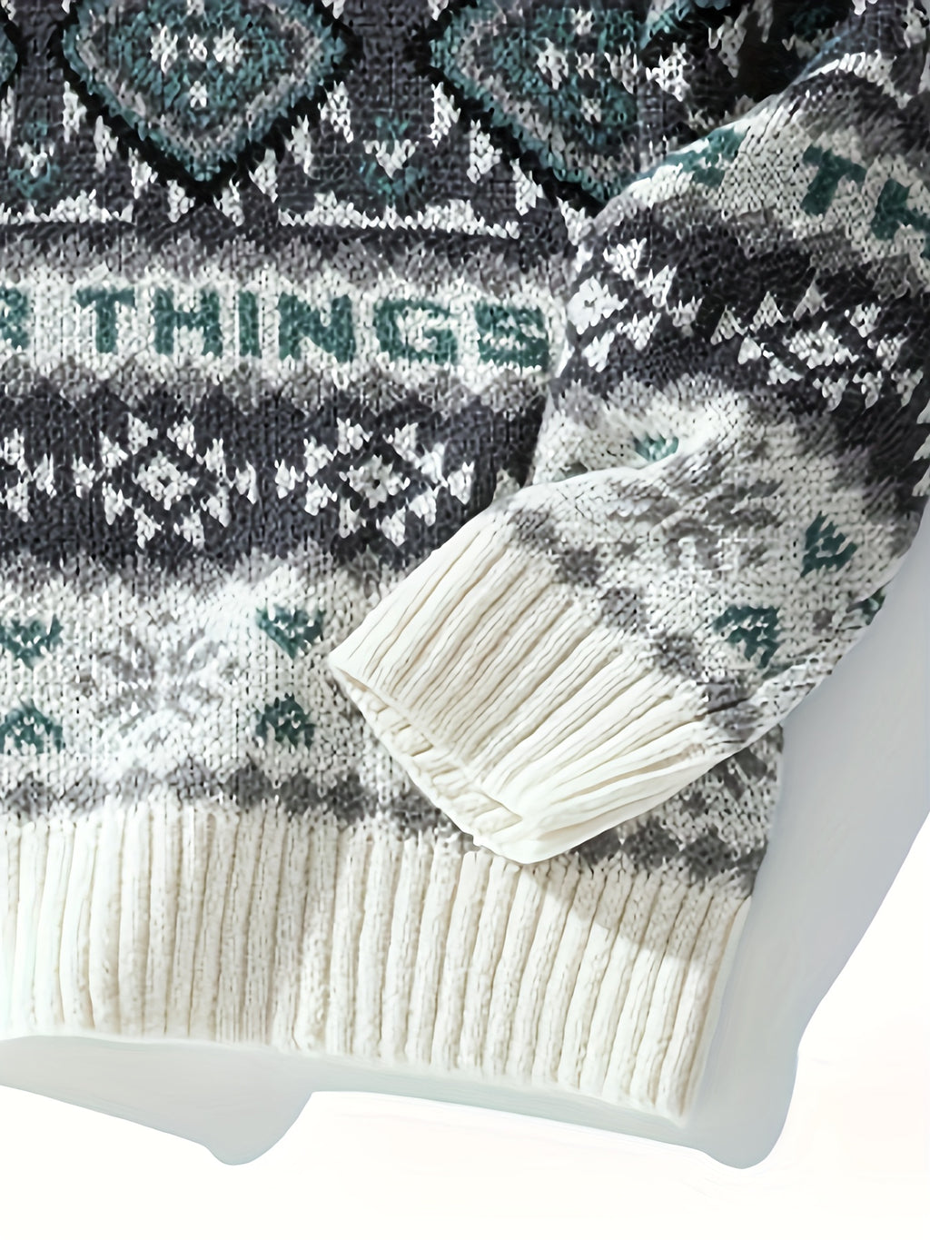 Pullover en tricot décontracté à imprimé de cerf de Noël pour homme, vêtements pour homme K-pop, automne-hiver.