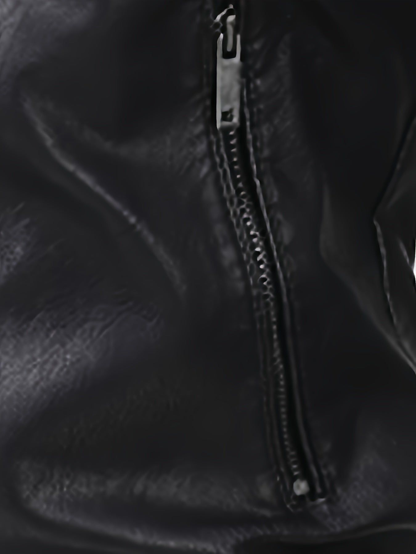 Men's Warm Fleece-Lined Jacket - Trendy Stand Collar Zip-Up Biker Coat for Fall\u002FWinter, Brown, Multiple Pockets, Machine Washable