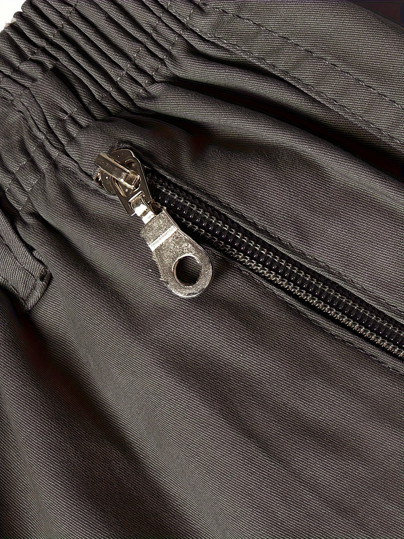 Men'S Casual Cotton Cargo Shorts - Versatile Drawstring Waist, Multiple Pockets, Zipper Fly, Ideal for Hiking & Fishing, Summer Wear